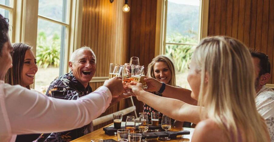 Queenstown: Twilight Wine and Craft Beer Tour - First and second stops: Central Otago wine at two cellar doors