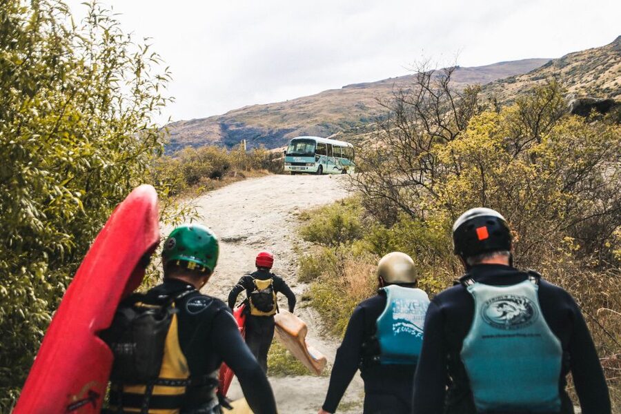 Queenstown: White Water Surfing Along the Kawarau River - Quieter water, gorge scenery, and a possible cliff jump