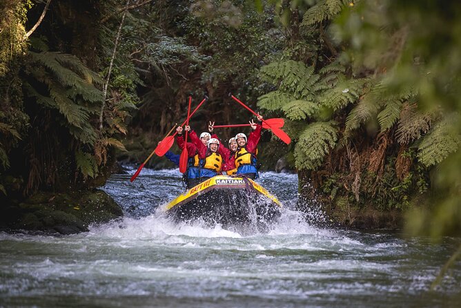 Rafting Rotorua Kaituna White Water Rafting | Kaitiaki Adventures - From Rotorua pickup to the Kahikitea Forest base
