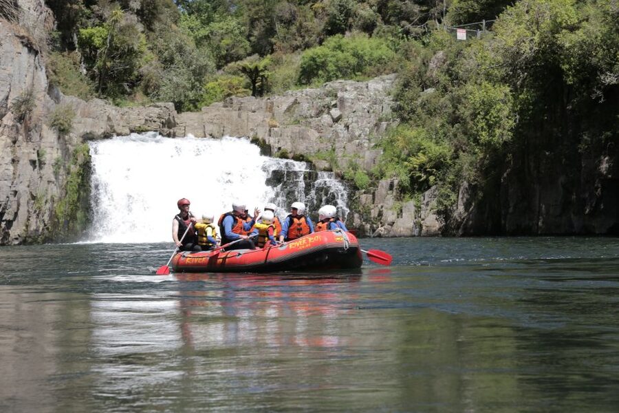Rangitaiki Rafting Grade 2 - Key points on the Rangitaiki River