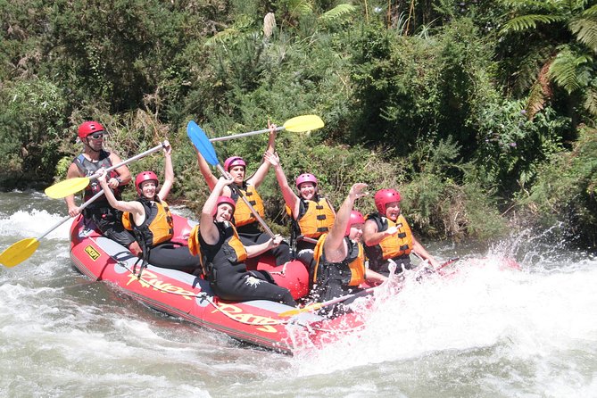 Rangitaiki River White Water Rafting from Rotorua - Sheer rock walls, forest, and the flat-water pause
