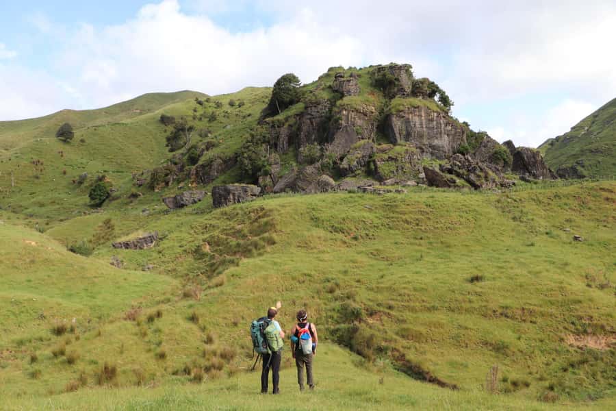 Real Rock, Climbing Experience! - Views of Mt Pirongia and Mt Karioi