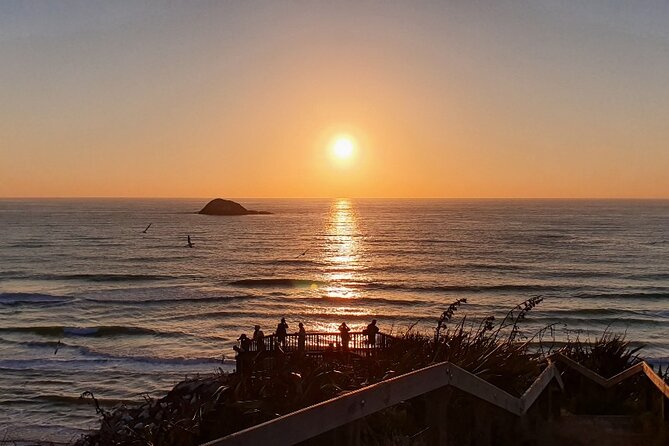 Romantic Auckland Sunset tour with Winery & Thermal pool - Muriwai Beach at sunset: dramatic, not guaranteed