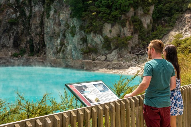 Rotorua based Small Group Morning Tour Waimangu and Wai O Tapu - Walking through Waimangu Volcanic Valley