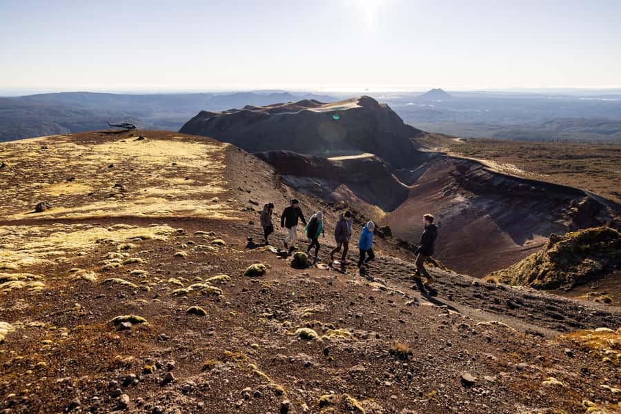 Rotorua: Helicopter Flight and Guided Walk on Mt Tarawera - Landing beside the 1886 eruption site