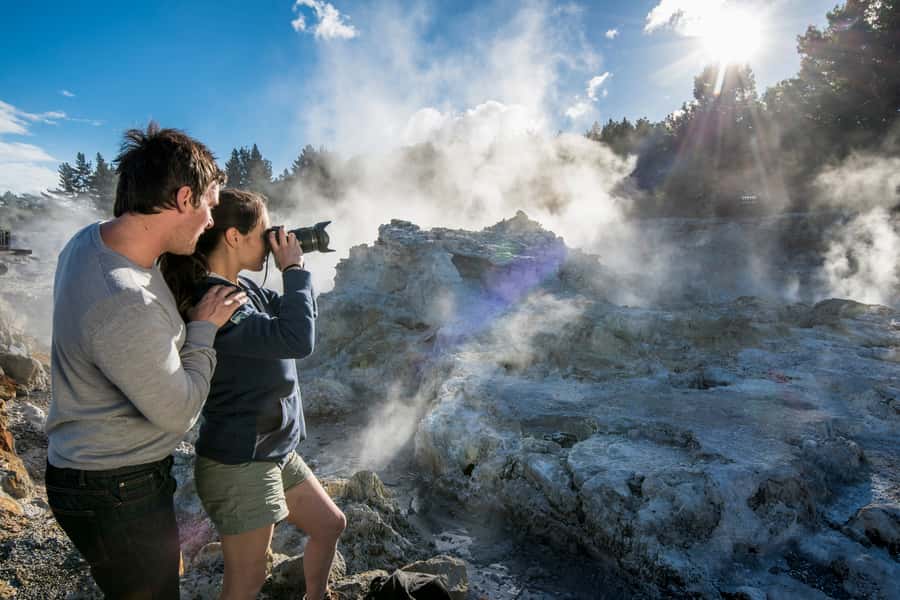 Rotorua: Hell's Gate Geothermal Walk - The one-hour walk, step by step