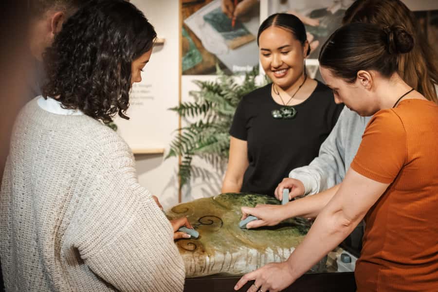 Rotorua: Jade Carving Experience at a Local Studio - Choosing your own jade piece and making the necklace