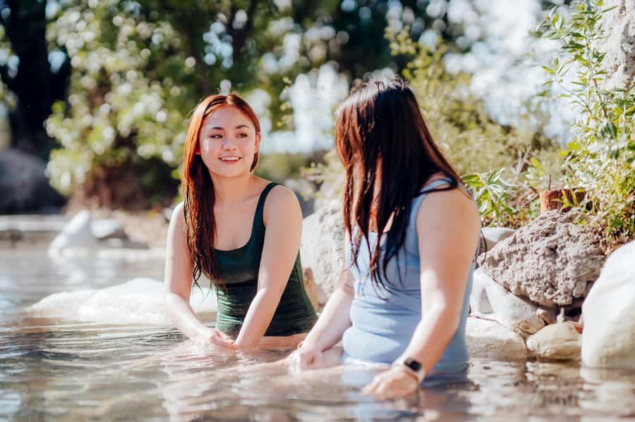 Rotorua Lake: Deluxe Lake Spa Geothermal Hot Spring Bathing - Choosing between four Rachel Spring pools