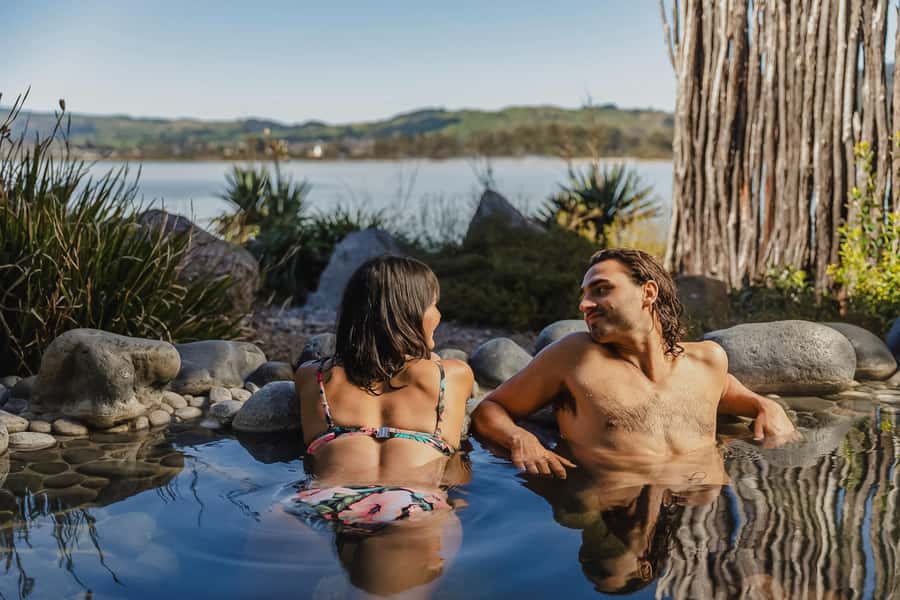Rotorua: Lake View Private Pools Experience - The private changing room makes the short visit easier