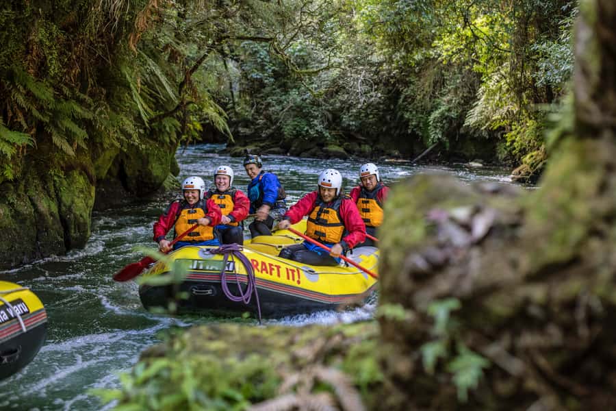 Rotorua Rafting: Kaituna River White Water Experience - Photos, changing facilities, and the practical finish