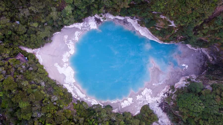 Rotorua: Scenic Flight over Mt Tarawera & Waimangu Valley - Waimangu Thermal Valley from the air