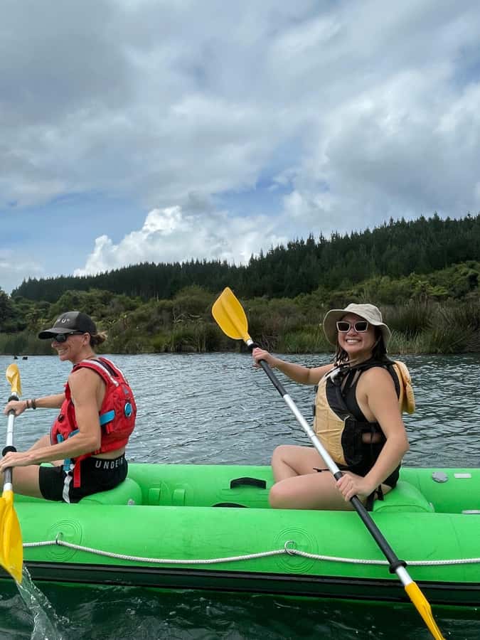 Rotorua: Secret adventure kayaking to natural hot springs - Why Lake Rotoiti makes a good short paddle