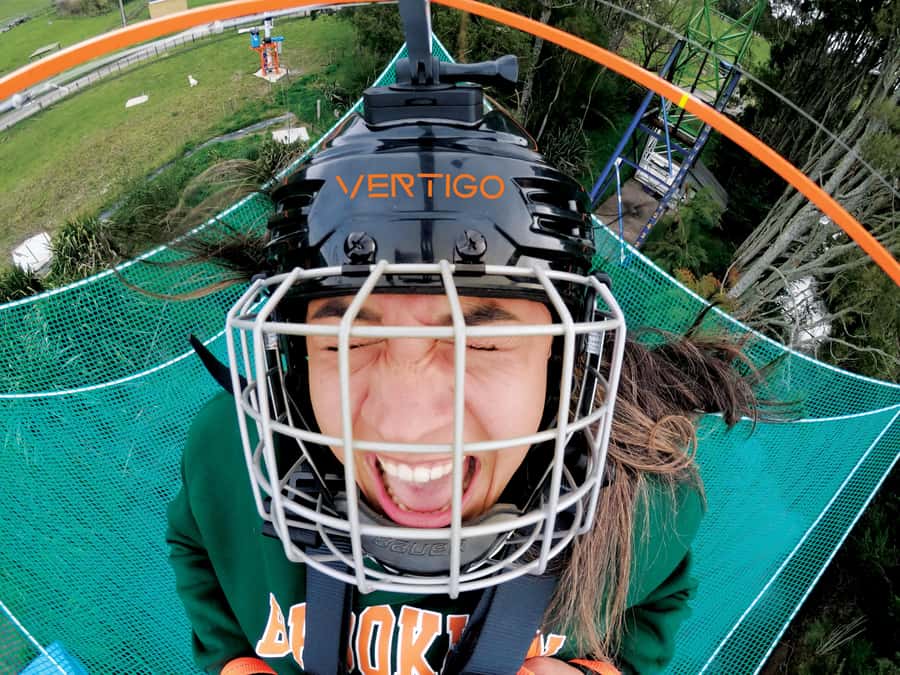 Rotorua: Velocity Valley - NEW Vertigo 43m drop - What the Vertigo Ride Actually Is