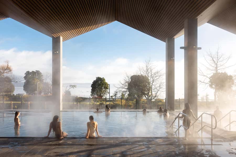 Rotorua: Wai Ariki Hot Springs & Spa 1hr Restorative Bathing - A one-hour reset beside Lake Rotorua