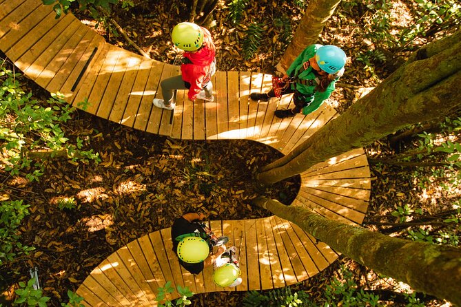 Rotorua Ziplines - Okere Falls Experience - Zipping above the Kaituna River