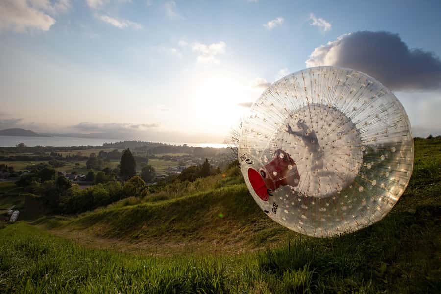 Rotorua: ZORB Inflatable Ball Rides - Why the water is more important than it sounds
