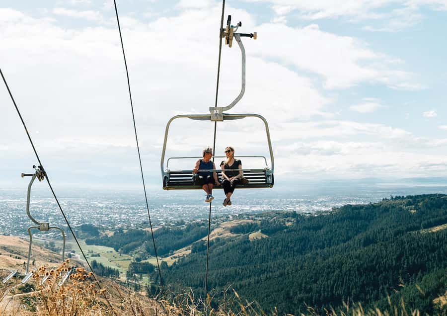 Scenic Chairlift Ride at Christchurch Adventure Park - At the summit, take your time with the view