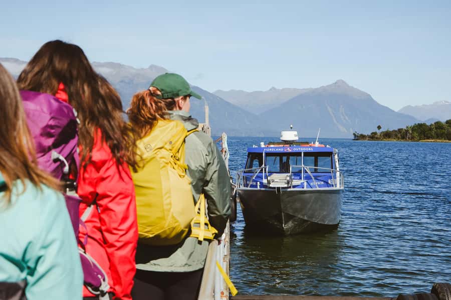Self-Guided Milford Track Day Walk from Lake Te Anau - The 50-minute ride across Lake Te Anau