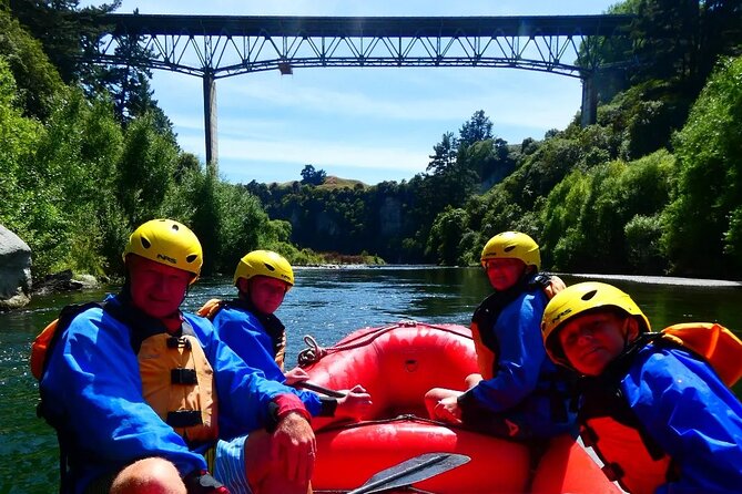 Shore Excursion: Scenic Rafting from Napier - Getting ready with Raft Fish NZ