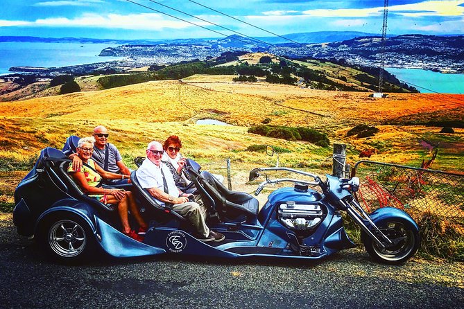 Shore Excursion: V8 Trike, Peninsula and City Tour - Crossing toward the Otago Peninsula