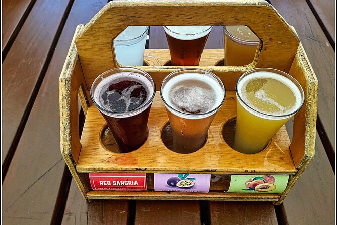 Small group - Beer, Wine, Cider and Gin Tour - 5.0 - 5.5 hours - Wine by the flight, then cider, beer, and gin