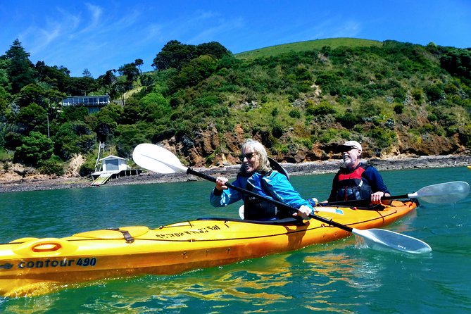 Small group guided sea kayaking in Akaroa marine reserve - Starting at the Akaroa Bowling Club