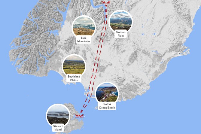 Stewart Island Fly Explore Fly ex Queenstown by Glenorchy Air - A scenic crossing with live commentary