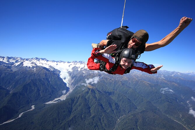 Tandem Skydive 16,500ft from Franz Josef - Training, gear, and the tandem setup