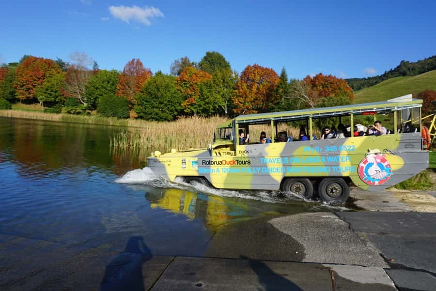 Tarawera and Lakes 2-Hour Duck Eco Tour - Lake Okareka provides the first splashdown