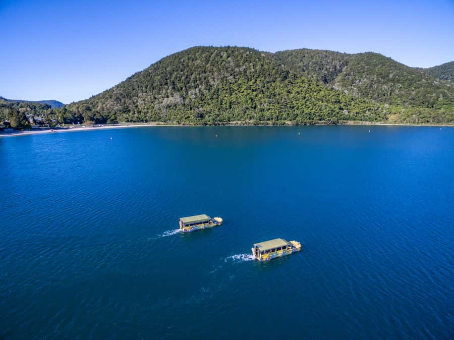 Tarawera and Lakes 2-Hour Duck Eco Tour - Tikitapu, the Blue Lake, closes the water circuit