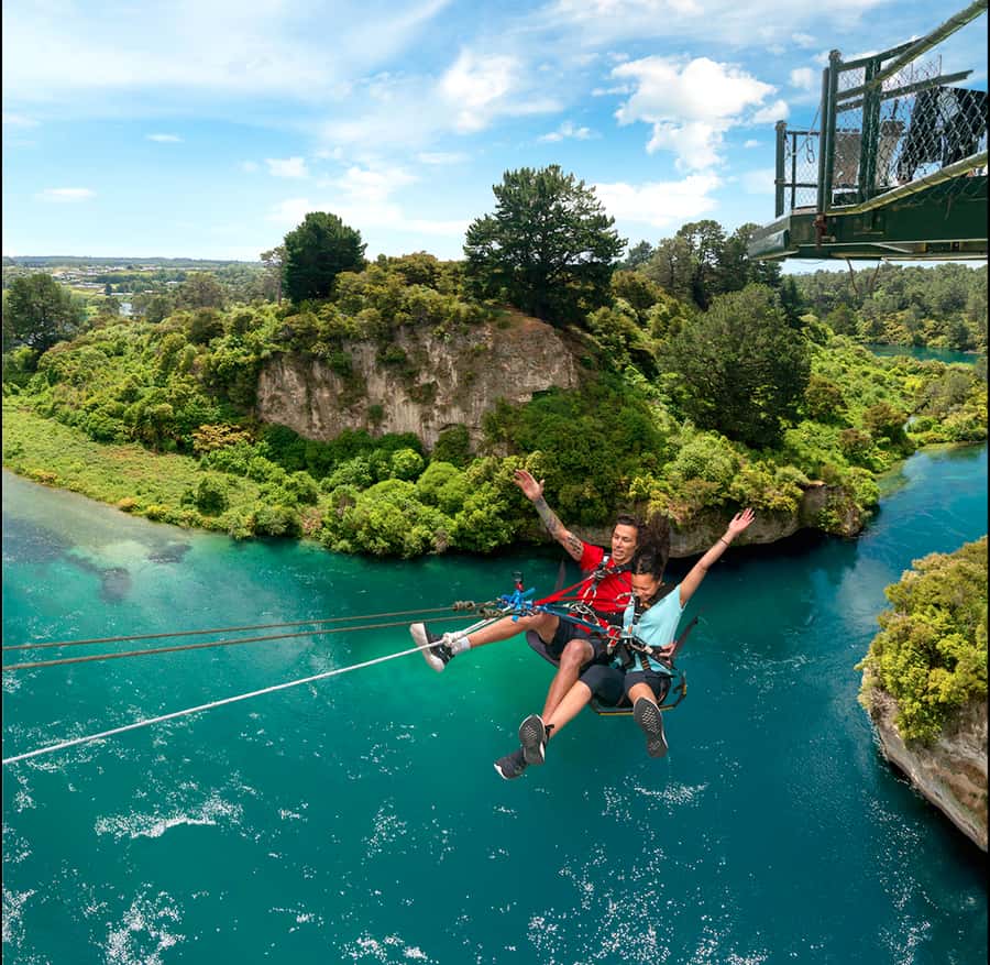 Taupō: Bungy Jump and Swing Combo - Key points