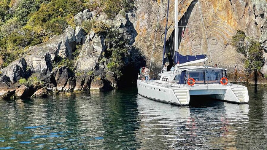 Taupo: Māori Rock Carvings Lake Taupo Catamaran Tour - Who will enjoy this Lake Taupō cruise?