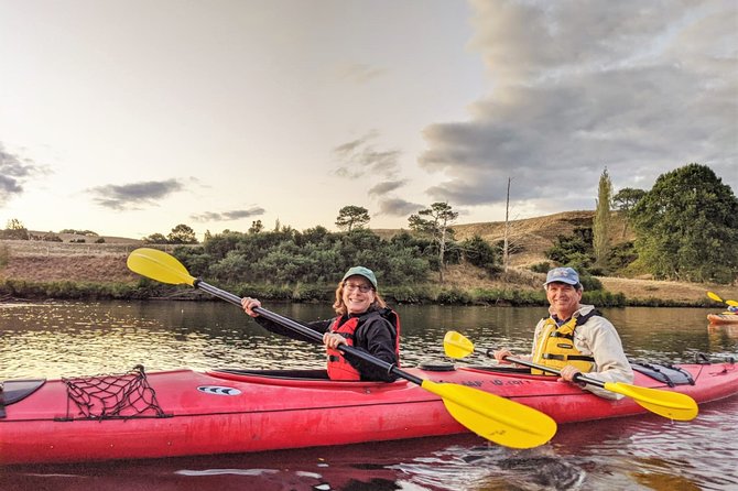 Tauranga: Evening Glowworm Kayak Tour - Safety gear and the first paddle