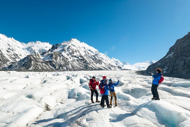 The Adventurer: Tasman Glacier Heli-hike - Getting ready for an hour or two on the ice