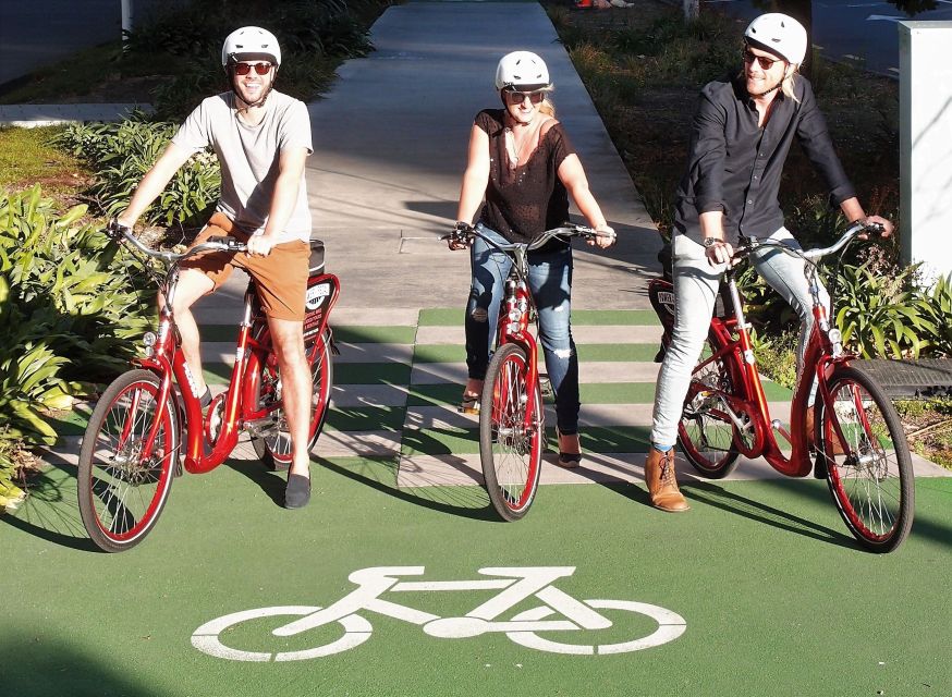 The Classic: Discover Amazing Auckland on an Electric Bike - The guides, headset, and small-group care