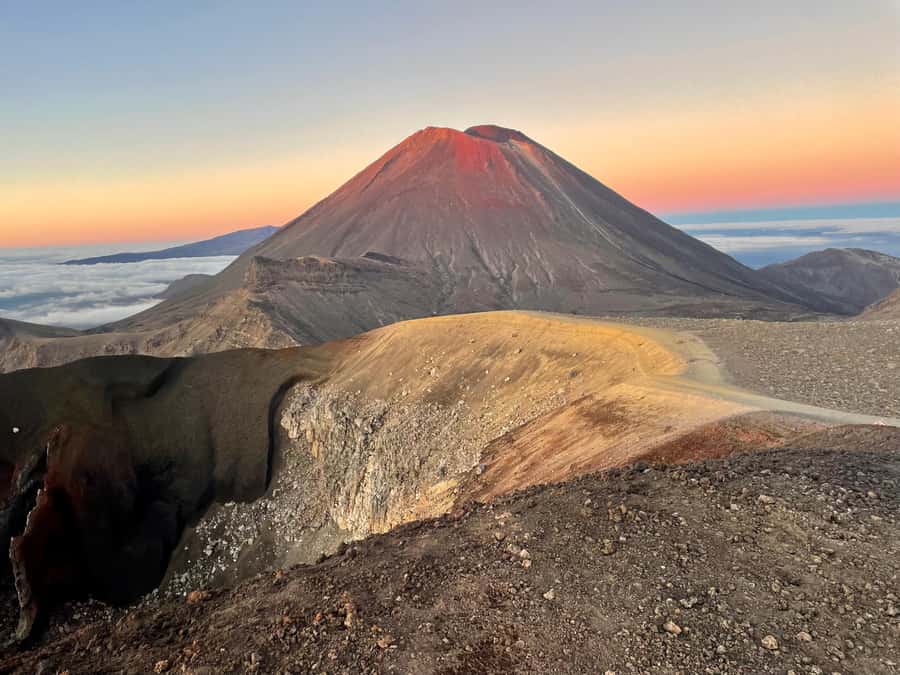 Tongariro Alpine Crossing: Round-Trip Shuttle Service - Riding to Mangatepopo in the morning
