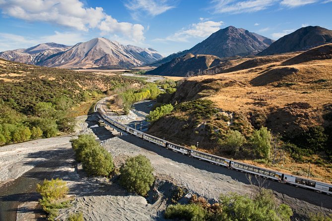 TranzAlpine Train Journey from Greymouth to Christchurch - Key points at a glance