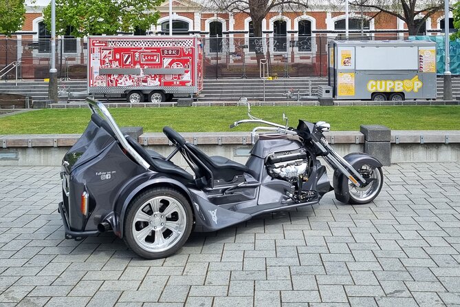 V8 Trike Private Tour of Christchurch - Canterbury Museum and Rolleston Avenue