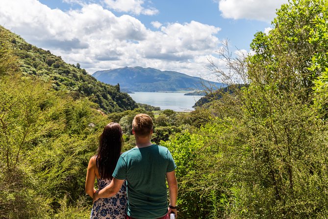 Volcanic Valley Self Guided Walking and Hiking at Waimangu - Frying Pan Lake and the first major thermal sights