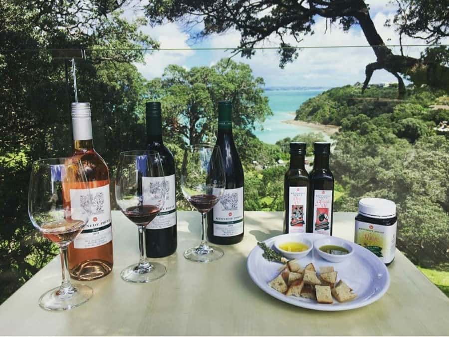 Waiheke Island Gourmet Food and Wine Tour with Platter Lunch - Te Matuku oysters and Waiheke olive oil