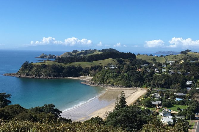 Waiheke Island Hop-On Hop-Off Explorer Bus - Onetangi Beach and the north coast stops