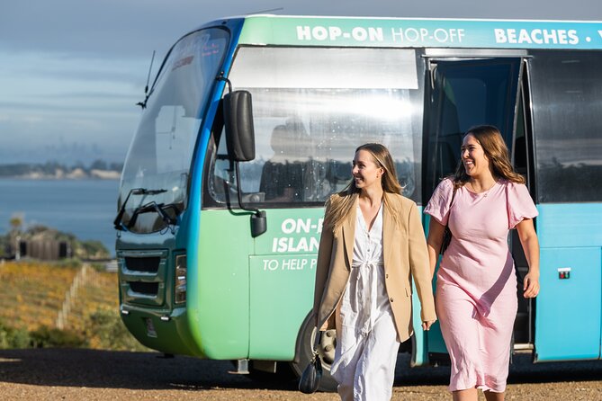 Waiheke Island Hop-On Hop-Off Explorer Bus - Vineyards at Kennedy Point, Goldie, Batch, and Mudbrick