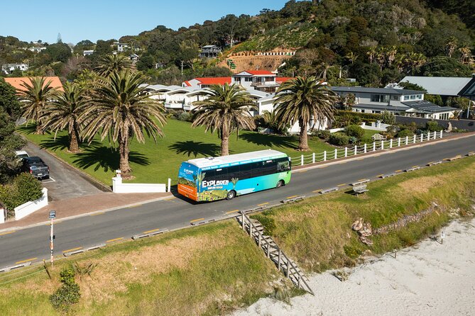 Waiheke Island Hop-On Hop-Off Explorer Bus - Oneroa and the Waiheke Community Art Gallery