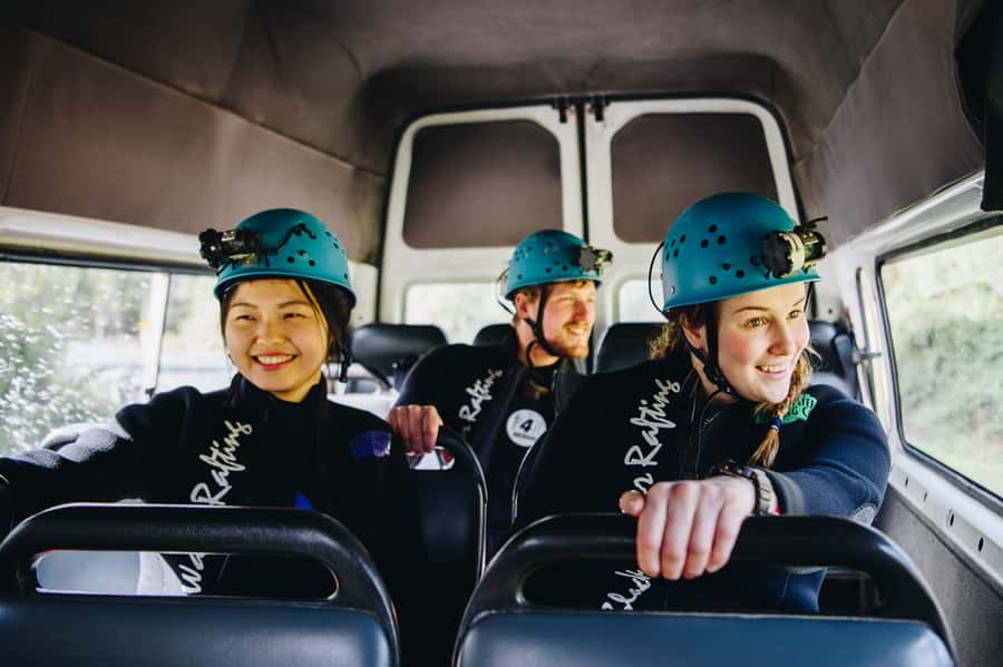 Waitomo Caves: Labyrinth Black Water Rafting Experience - The first underground sections: scrambling, climbing, and water