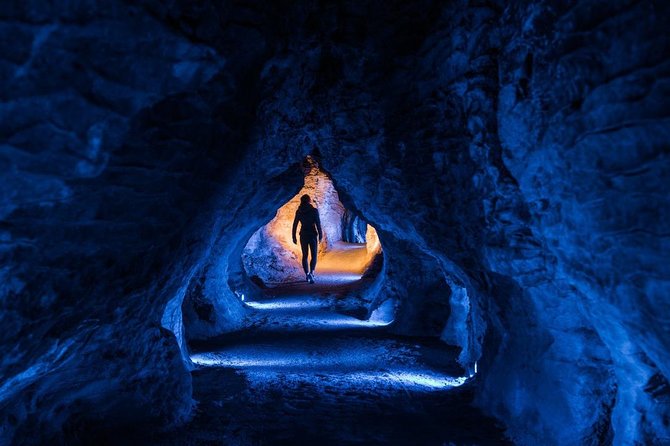 Waitomo Caves Private Tour from Auckland - The flat-bottom boat and the glowworm grotto
