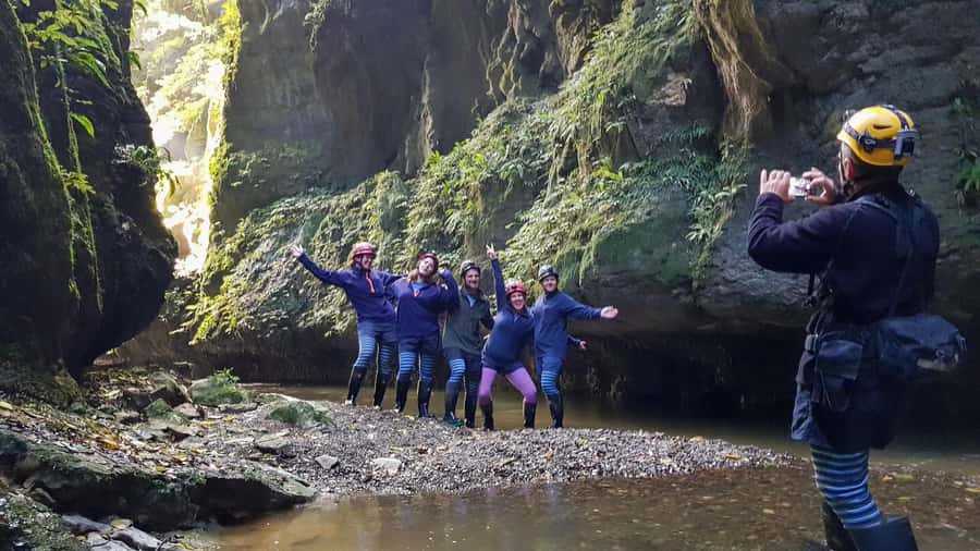 Waitomo: Guided Eco-Cave Tour - The Mangapu gorge warm-up