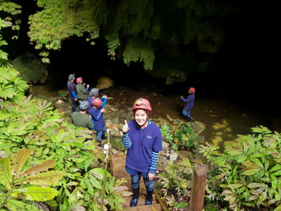 Waitomo: Guided Eco-Cave Tour - The 15-minute safety briefing and gear change