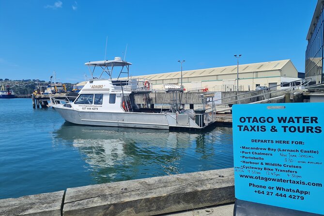 Water Taxi and Shuttle to Larnach Castle - Choosing the right departure from Port Chalmers or Dunedin