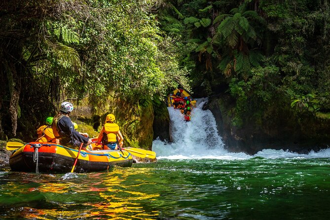 White Water Rafting - Kaituna Cascades, The Originals - Arriving at the Okere Falls rafting base