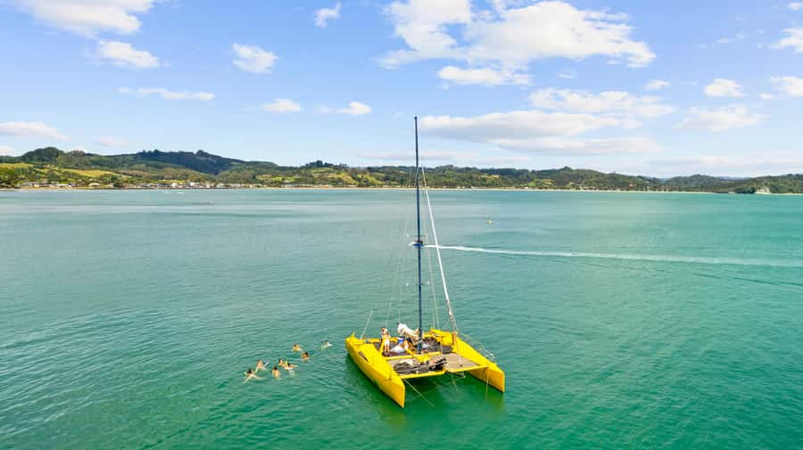 Whitianga: Sailing Trip to Cathedral Cove - The route from Flaxmill Bay to Cathedral Cove